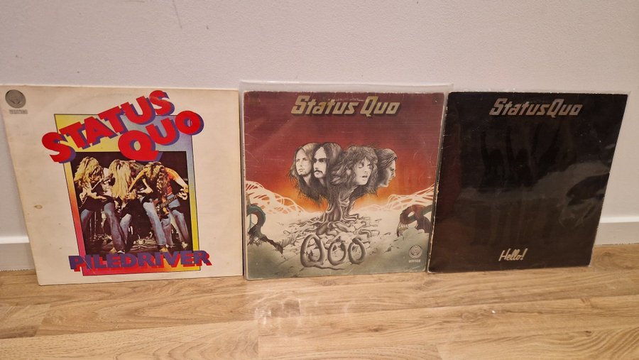 STATUS QUO - PILEDRIVER + HELLO 33PD-362 国内初版 日本盤 税