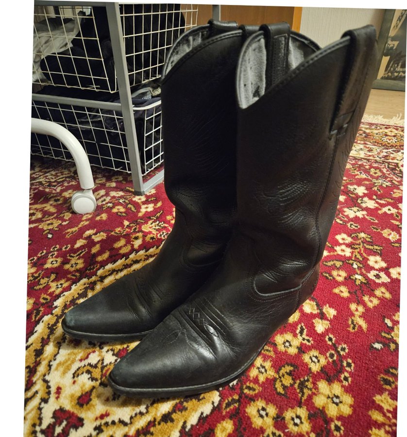 Dockers Cowboy Western Boots Svart Storlek 42