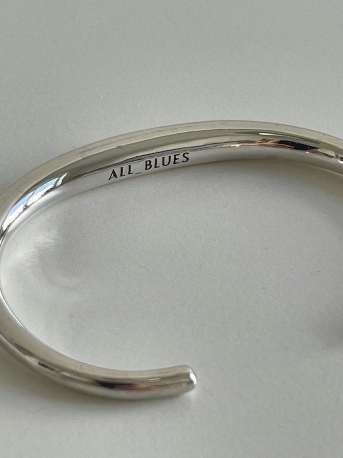ALL BLUES fat snake bracelet オールブルース　S All Blues Fat Snake Bracelet - Silver | Garmentory