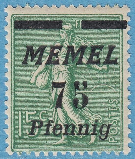 Memel 1922 M85 75 15 124 Soestamps Pa Tradera