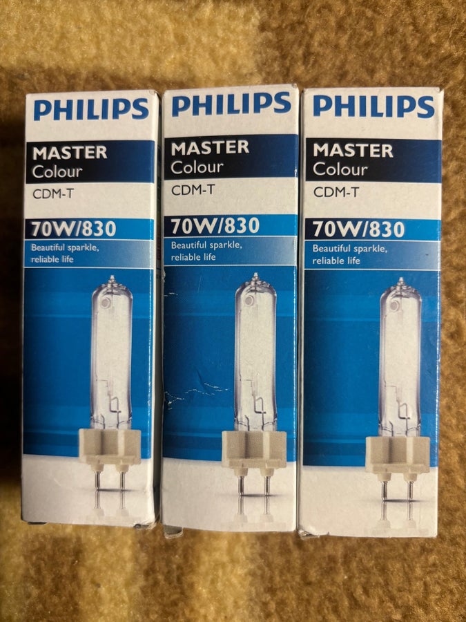Philips Master Colour CDM-T 70W/830 G12 , 3 Sty.. | Köp på Tradera