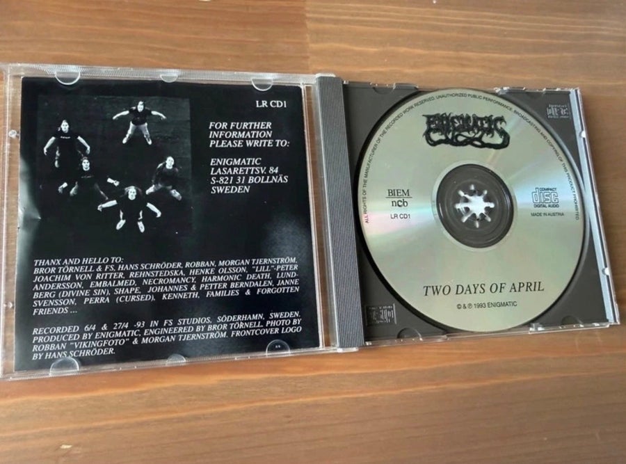 Enigmatic - Two Days Of April (CD) | Köp på Tradera (747198710)