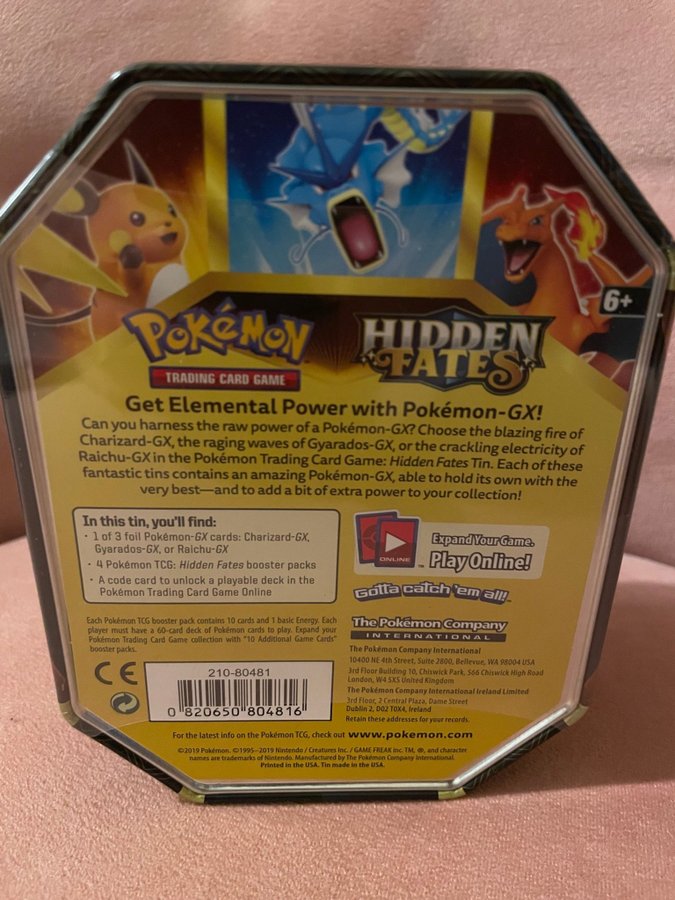 Se produkter som liknar Pokmon Hidden Fates Tin - Gy.. p Tradera (708999424) Se produkter som liknar Pokmon Hidden Fates Tin - Gy.. p Tradera (708999424)