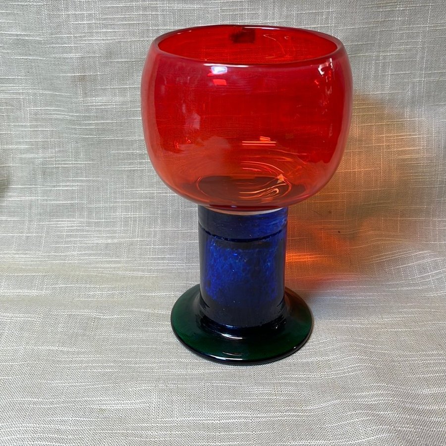 Glaspokal Arabia Kaj Franck Nuutajärvi signerad | Köp på Tradera
