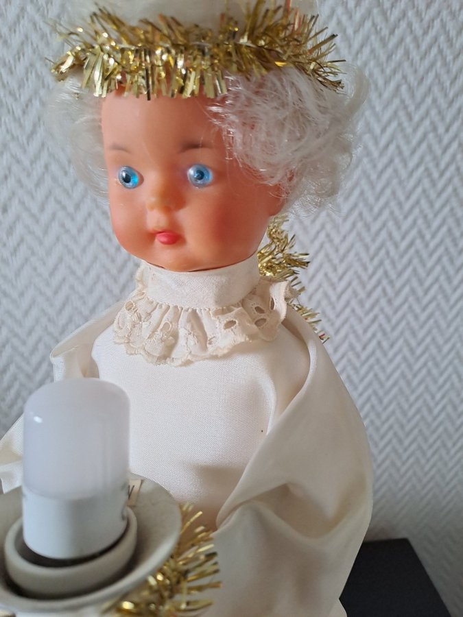Lucia jul lampa el trä Köp på Tradera (600127828)