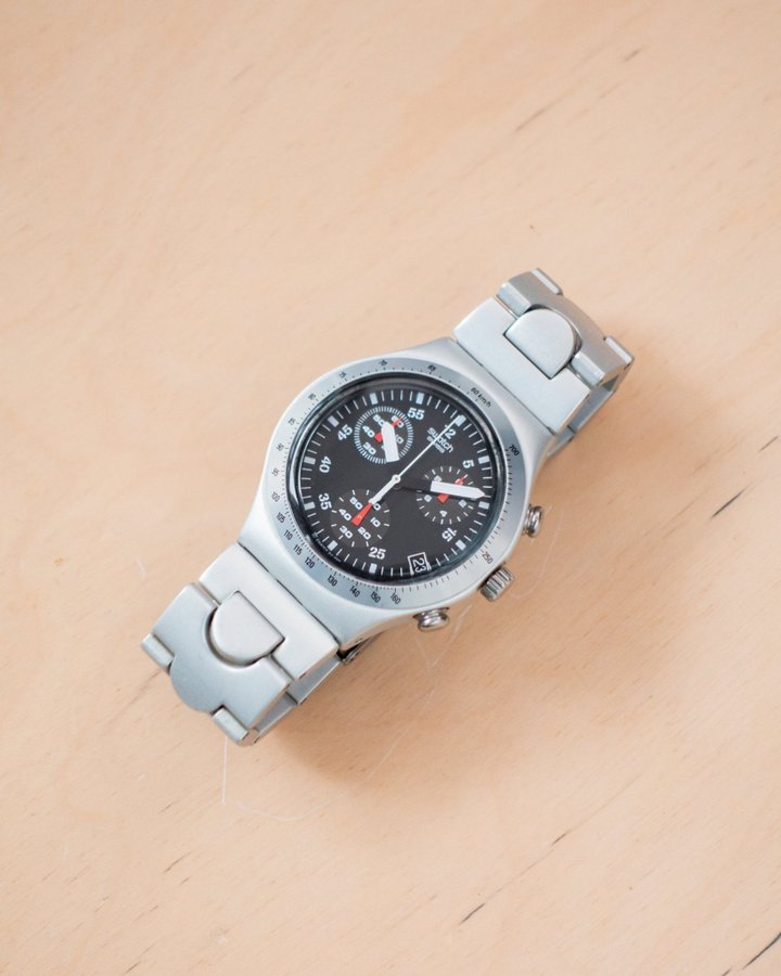 Swatch Chronograph Quartz Date 'Wildly' YCS4024 Køb på Tradera