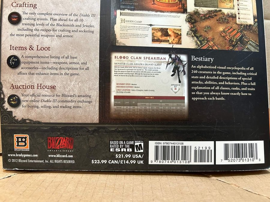 Livro De Rpg Diablo 3 Bradygames Guia Oficial Português I162