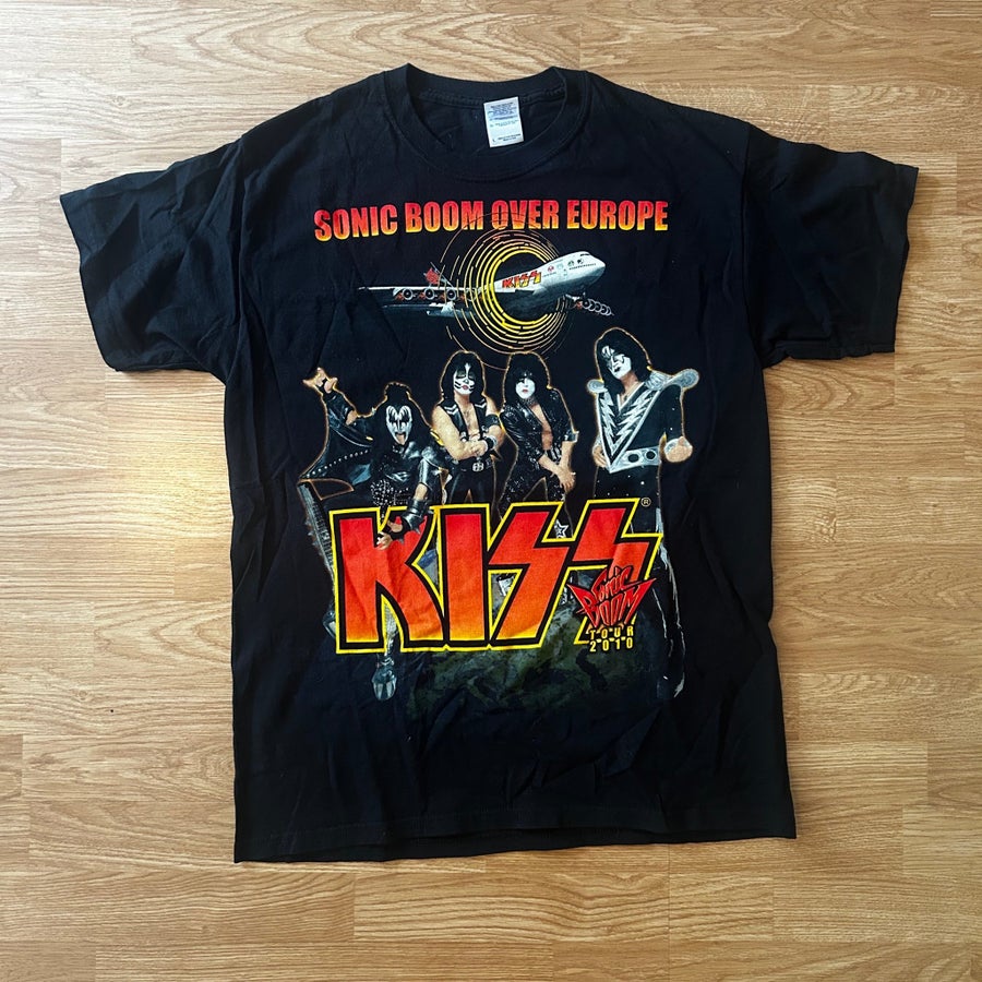 Kiss Sonic Boom Tour svart t-shirt, storlek L | Köp på Tradera