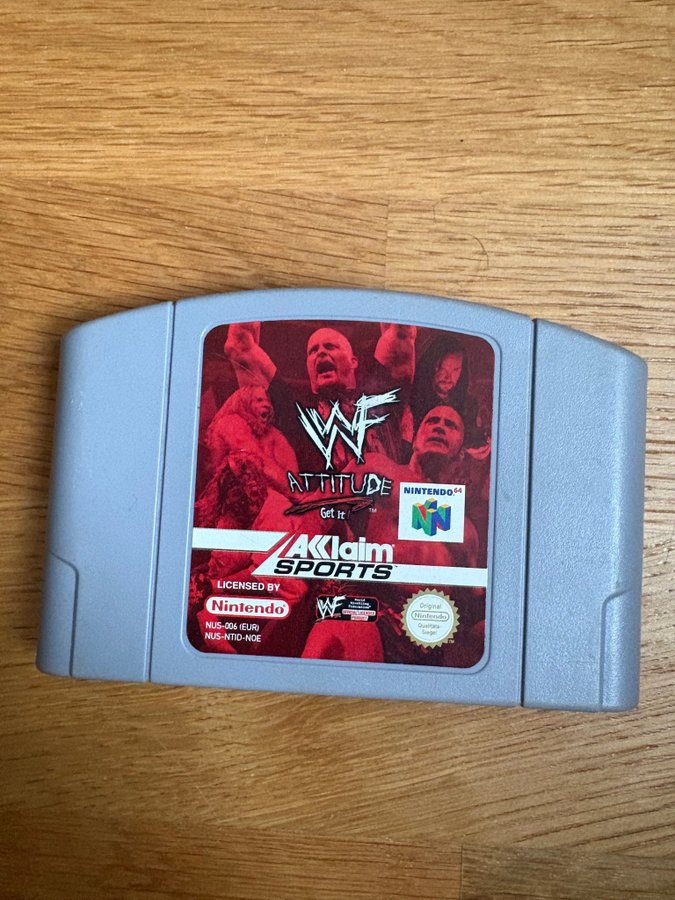 Se produkter som liknar WWF Attitude Nintendo 64 på Tradera