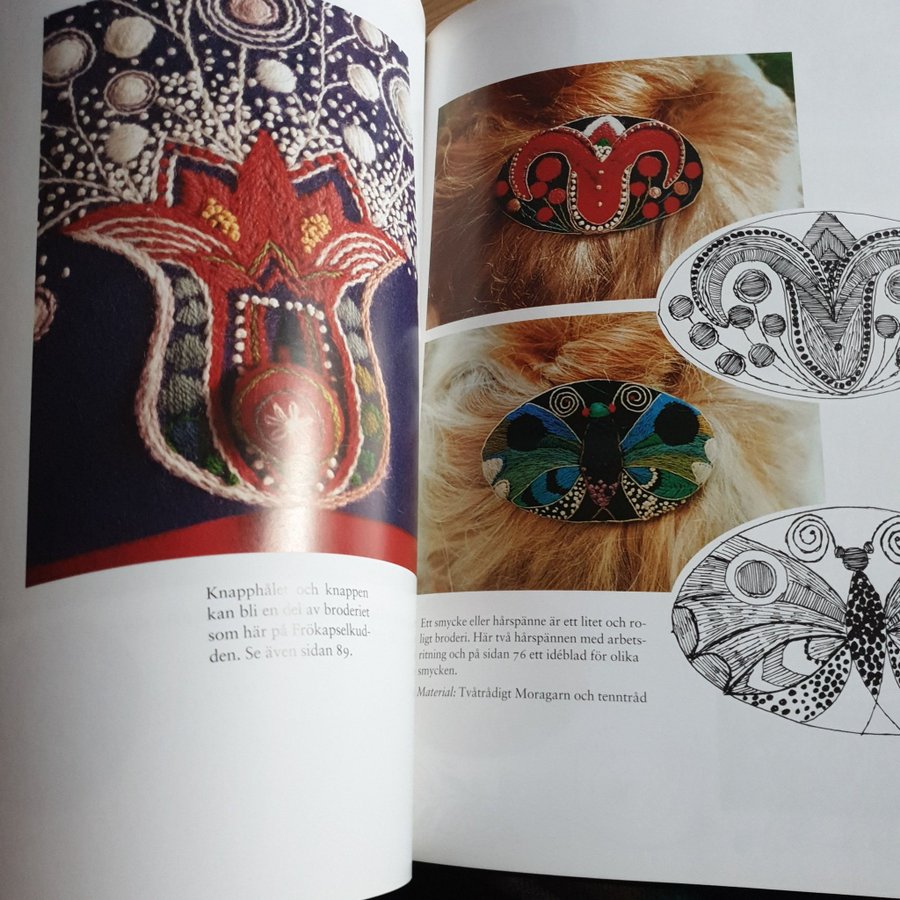 2点　Ingrid Eggiman-Jonsson broderier 刺繍 Yllebroderier - Ingrid Eggimann-Jonsson | Köp på Tradera (711412005)