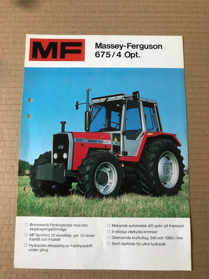 MF675 トラクター