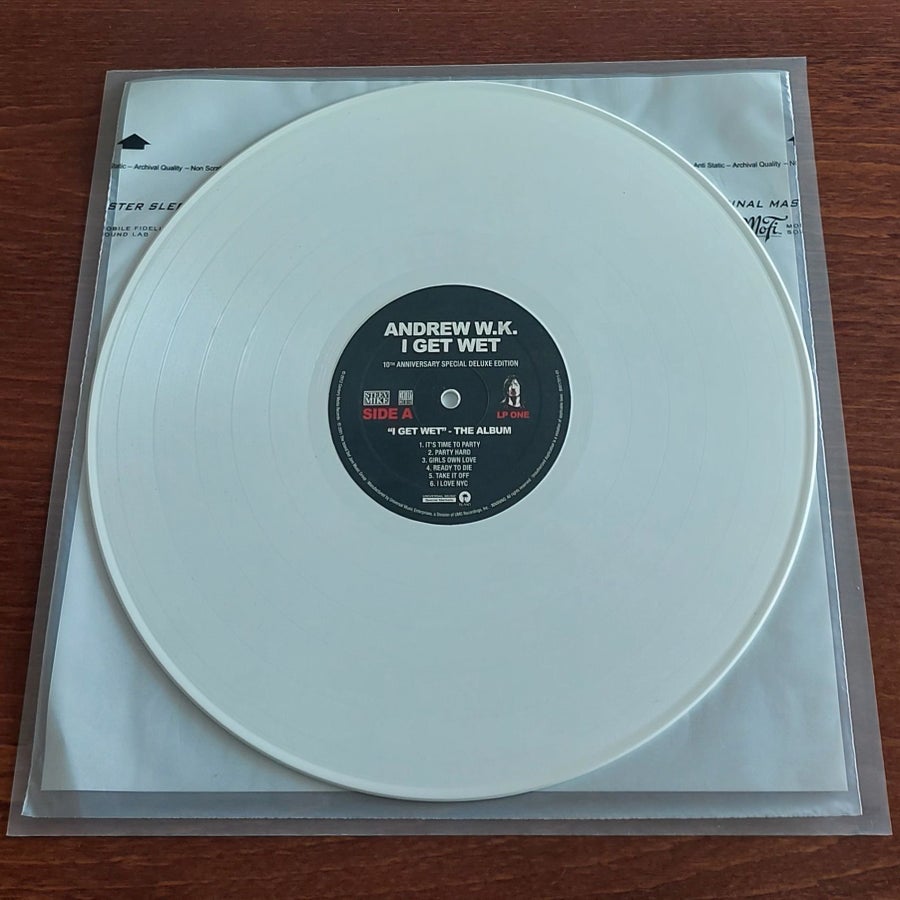 Andrew W.K. - I Get Wet (LP, Album, RE, Whi + L.. | Köp på Tradera