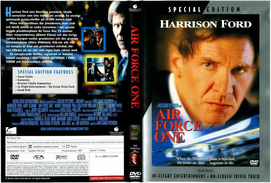 Glenn Close Air Force One 97 Air Force One” (Teaser Advance