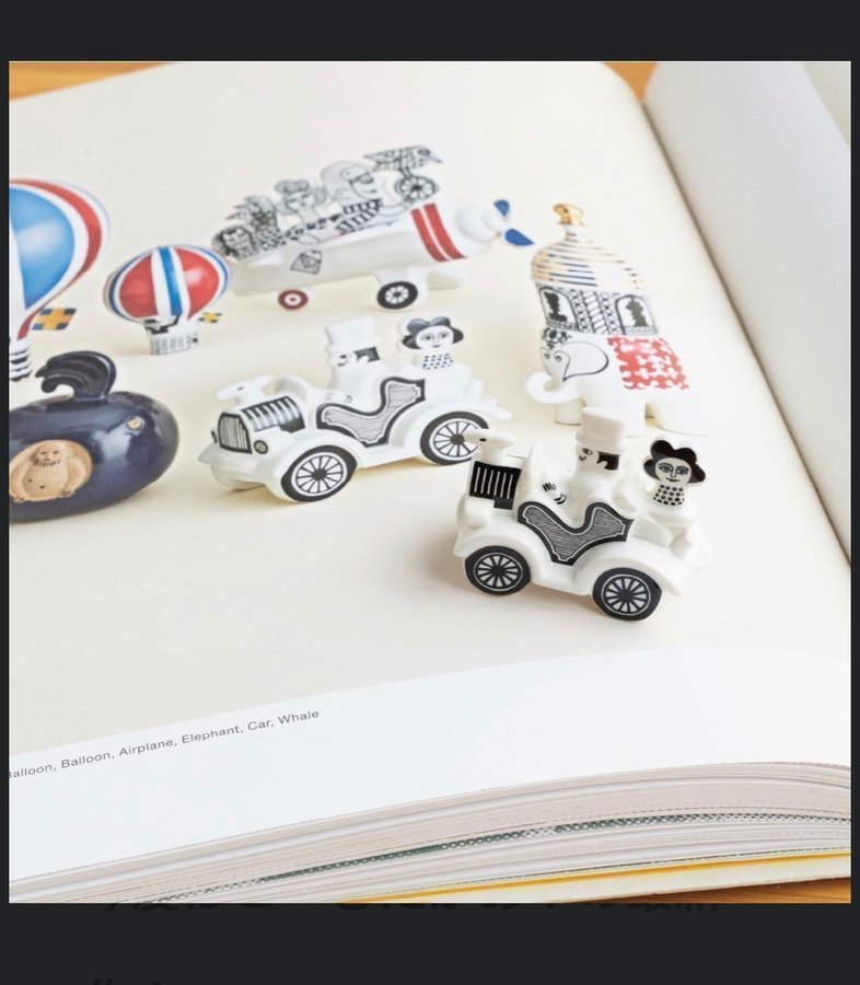 Lisa Larson Traffic Bil miniatyr tillverkad för.. | Köp på Tradera