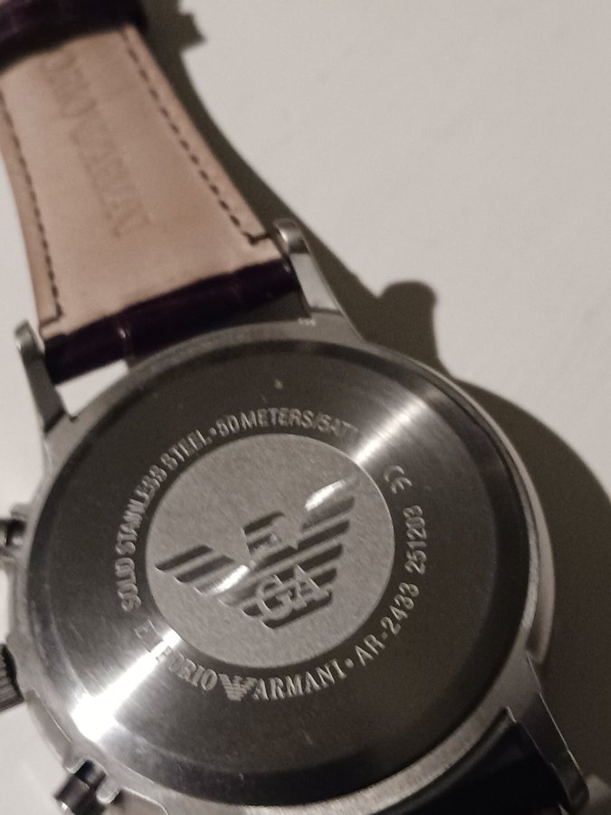 Emporio Armani AR-2433 Herrklocka Køb på Tradera (699552891)