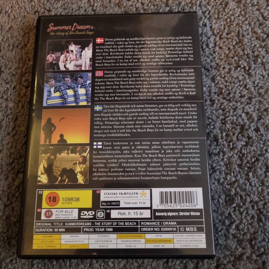 Summer Dreams: The Story of the Beach Boys DVD | Köp på Tradera
