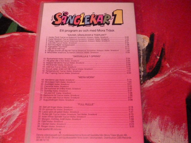 S NGLEKAR 1 MORA TR SK VHS K p Fr n Keepeer14488 P Tradera s-nglekar-1-mora-tr-sk-vhs-k-p-fr-n-keepeer14488-p-tradera
