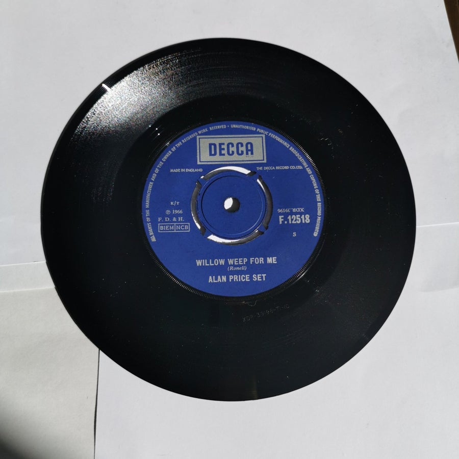 Alan Price Set - Willow Weep For Me / Yours Unt.. | Köp på Tradera