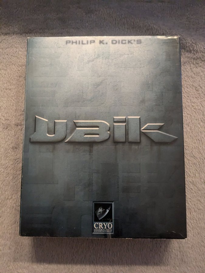 Philip K. Dick's Ubik 1ere edition PC Big Box boite carton FR