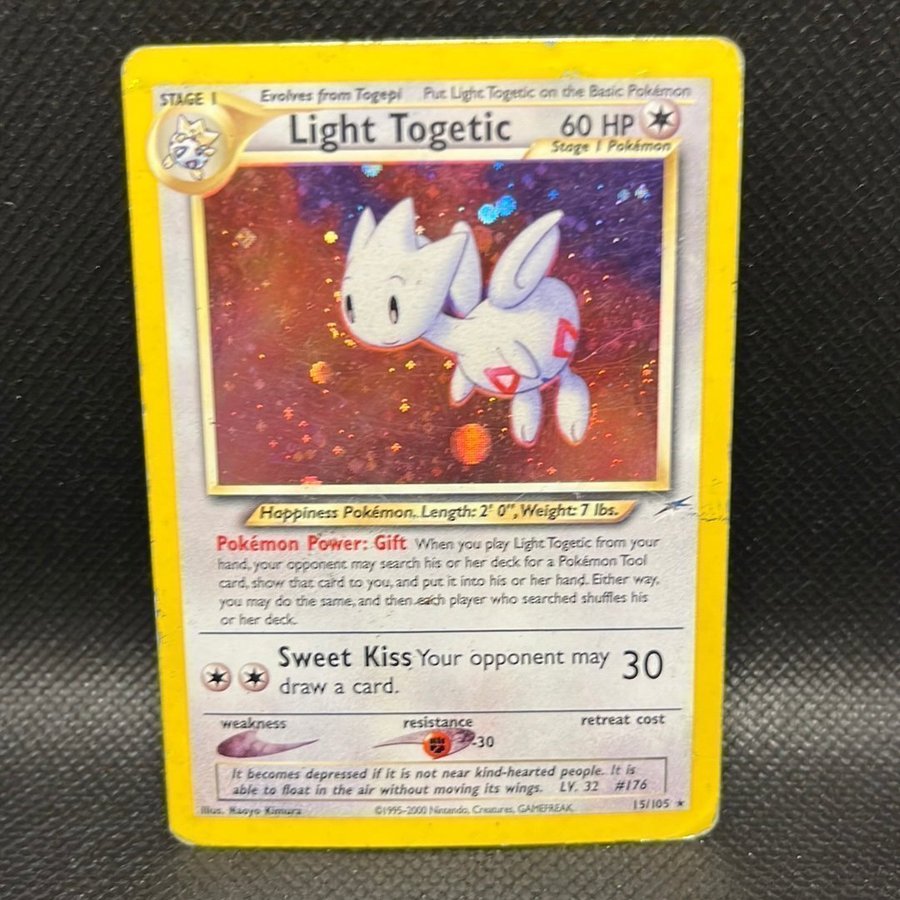 Se produkter som liknar Light Togetic Holo Rare Neo D.. p Tradera  (727847878)