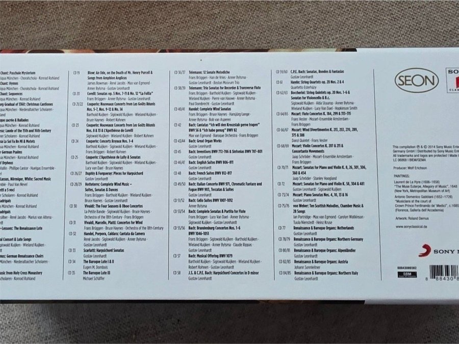 SEON - Excellence in Early Music - 85 CD Box | Köp på Tradera