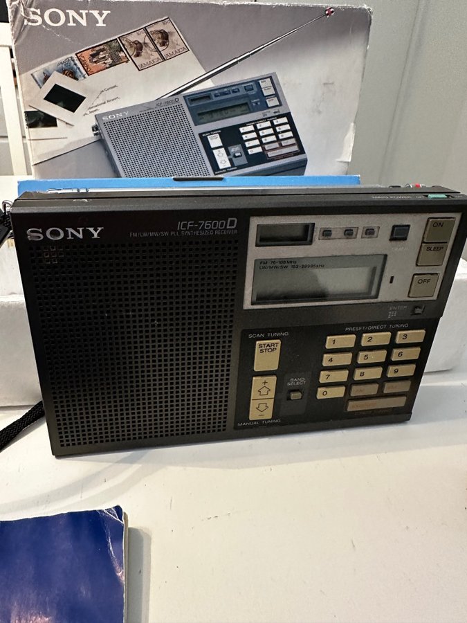 Sony ICF-7600D FM/LW/MW/SW PLL Synthesized Rece.. | Köp på Tradera