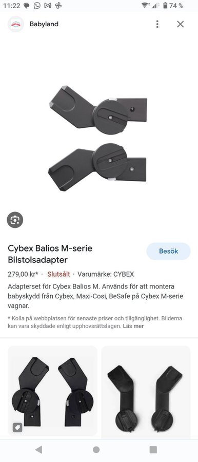 Cybex Adapter oanv nda