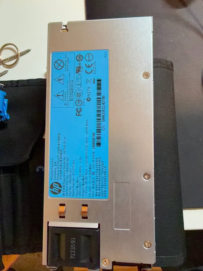 HP PROLIANT Dl380 G6 460w PSU Power Supply 511777-001