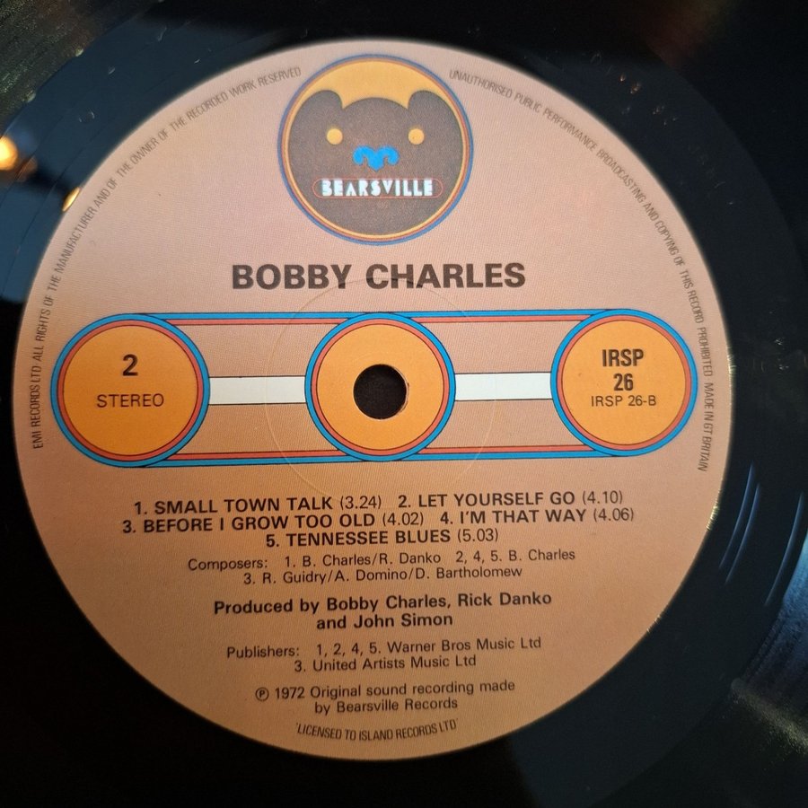 Se produkter som liknar Bobby Charles - Bobby Charles.. på Tradera