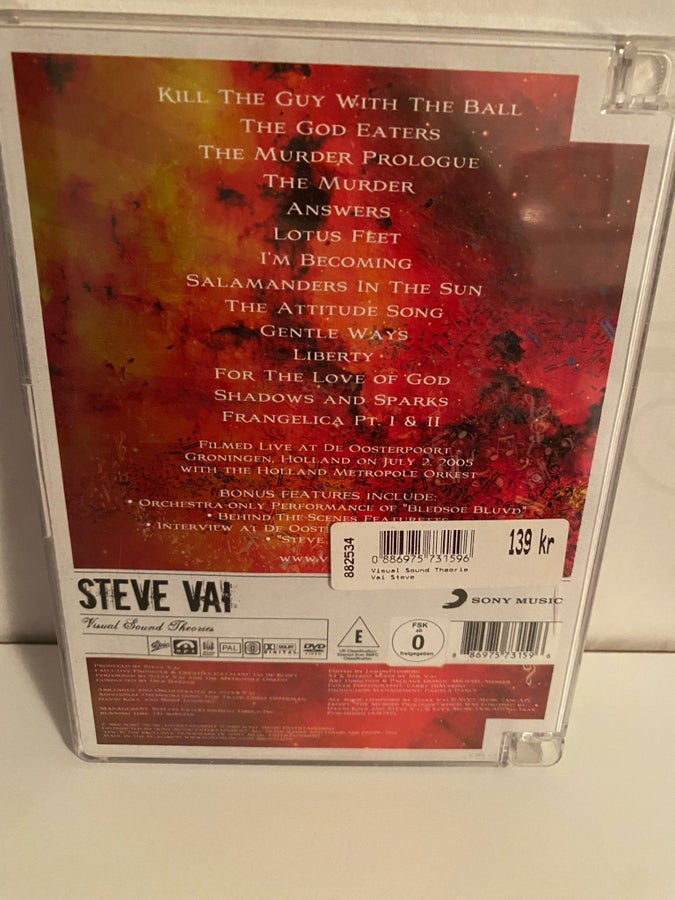Steve Vai - Visual Sound Theories (DVD) | Köp på Tradera (741792318)
