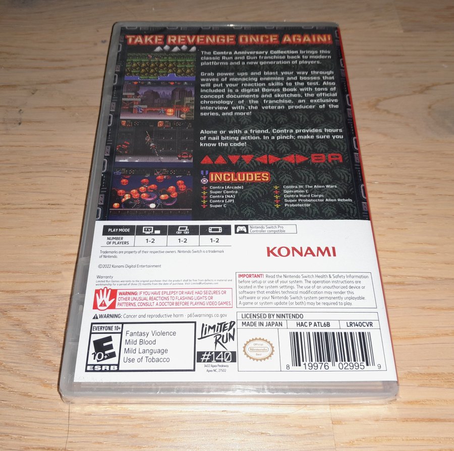 Contra Anniversary Collection - Nintendo Switch.. | Köp på Tradera ...