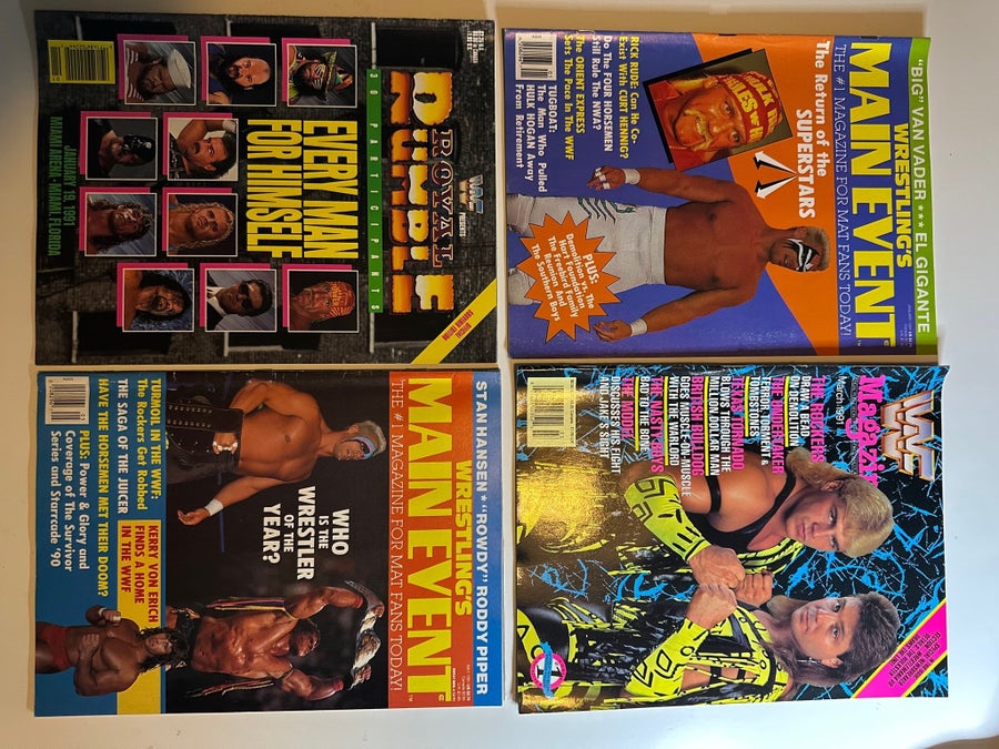 Royal Rumble Program Book Se produkter som liknar Parti av WWF Main Event och R.. på Tradera ...