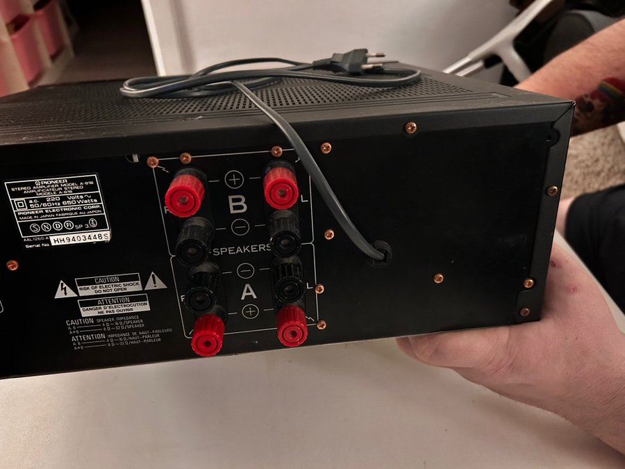 PIONEER STEREO AMPLIFIER A-616 Mark II Endstufe Verstärker EUR 178,00