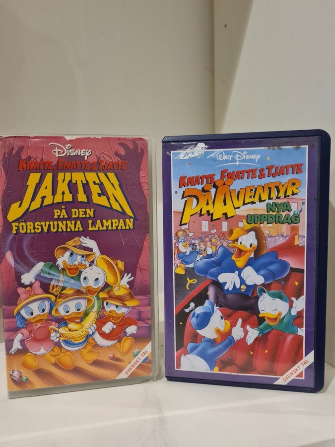 Knatte fnatte & tjatte på äventyr VHS Disney Köp på Tradera