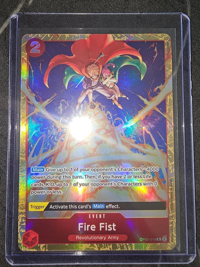one piece card game fire fist OP03-018 R [Trigger] Activate this cards [Main] effect One Piece Card Game -