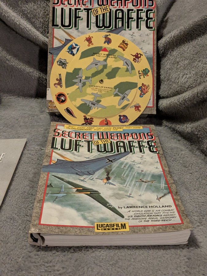 Jeu PC LucasFilm Secret Weapons Of The Luftwaffe Big Box 1991 Disquettes