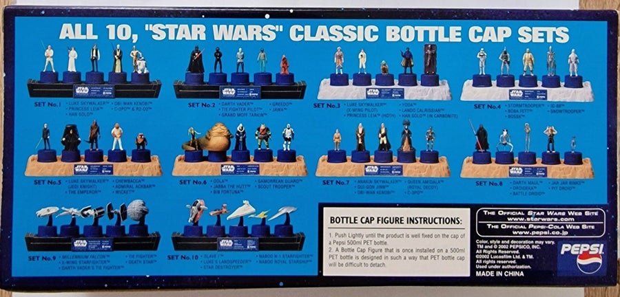 Star Wars Pepsi Bottle Cap Collection Episode V | Köp på Tradera