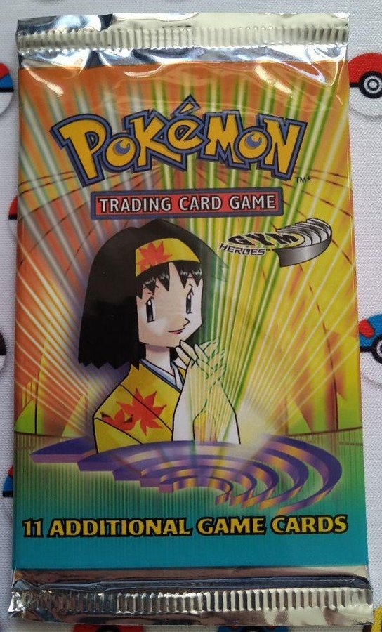 ポケモンカード GYM HEROES Erika 未開封パック pokemon Pokemon Cards GYM HEROES Erika Unopened pack se.. | Köp på