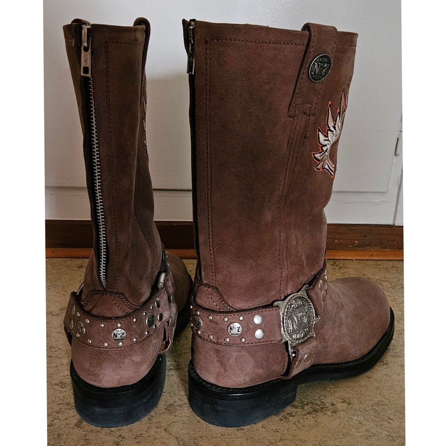 Jack Daniels Cowboy Biker Boots Unisex stl 40 41