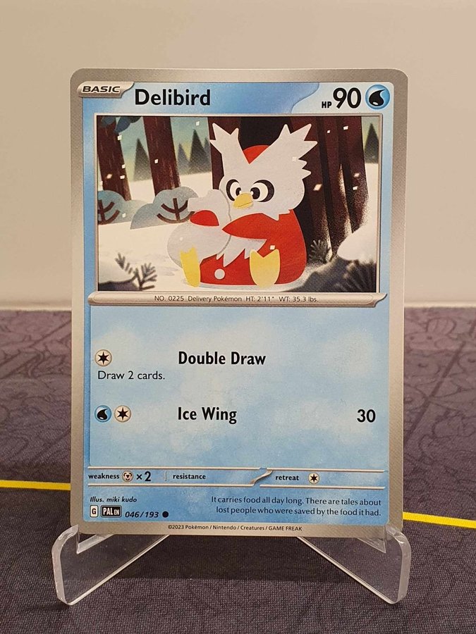 delibird pokemon card value POKÉMON TCG - Delibird Illustration Rare main image 0