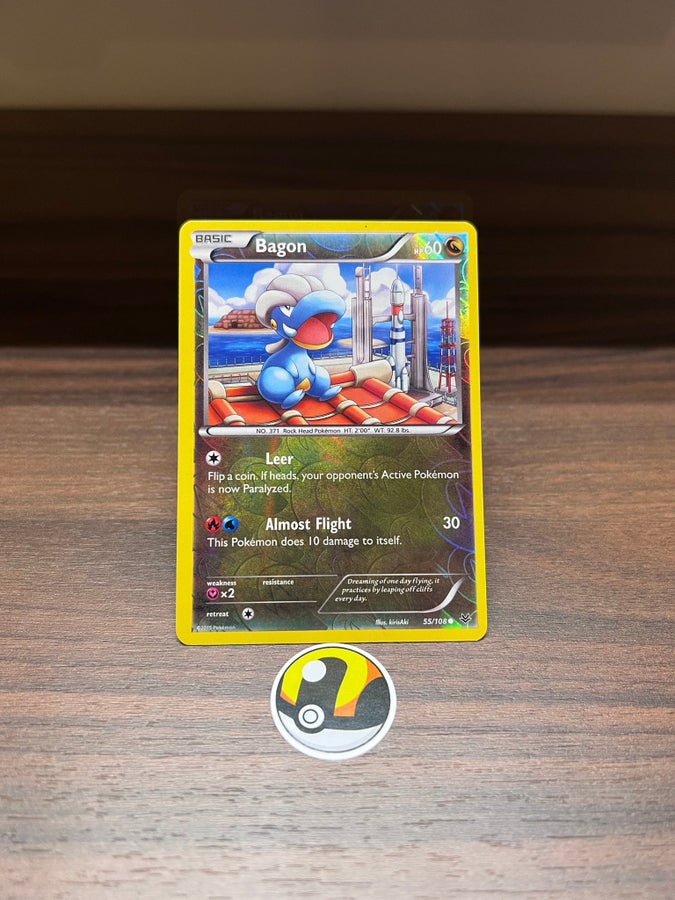 POKÉMON Bagon Reverse Holo 55/108 – Roaring Ski.. | Köp på Tradera ...