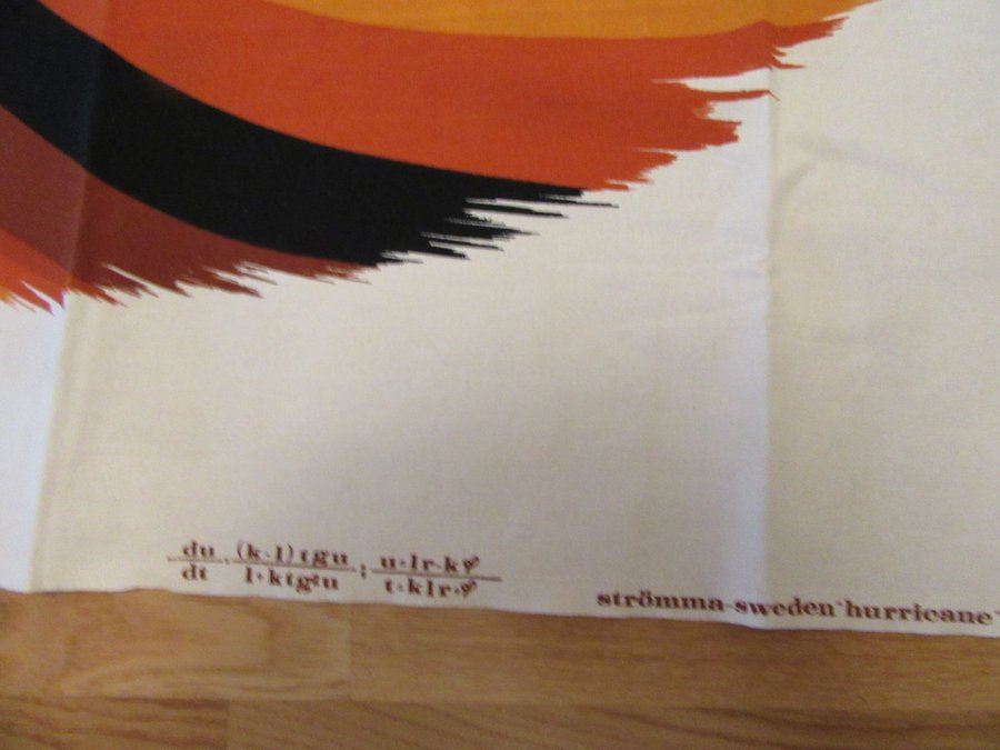 Retro Vintage tyg bonad Hurricane Strömma Curry.. | Köp på Tradera