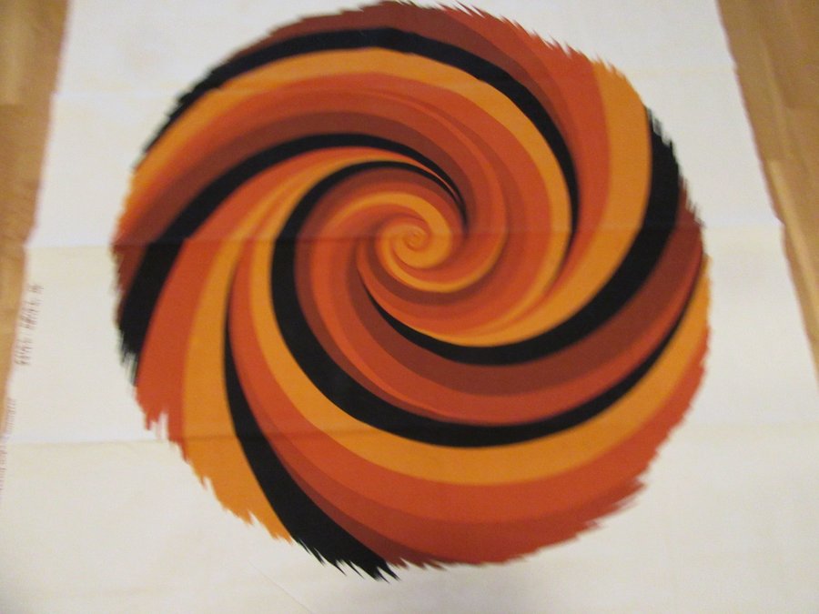 Retro Vintage tyg bonad Hurricane Strömma Curry.. | Köp på Tradera