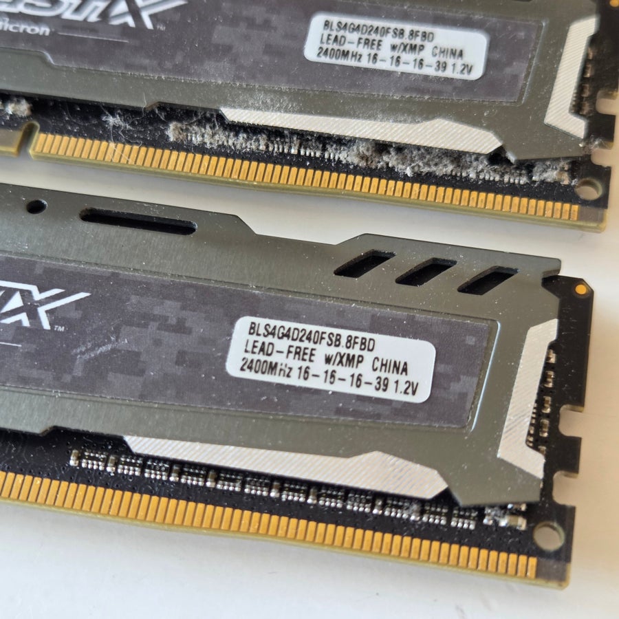 8 GB Micron Ballistix Sport DDR4 2400 MHz | Köp på Tradera (741800869)