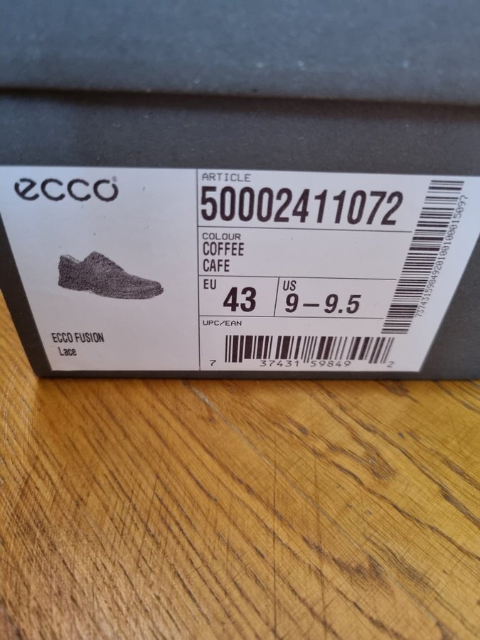 Ecco Fusion Lace Herrskor Storlek 43 Brun Kop pa Tradera 642707979