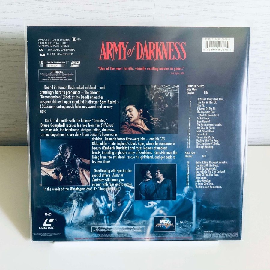Army of Darkness (LASERDISC) Lågt utropspris! F.. Köp på Tradera