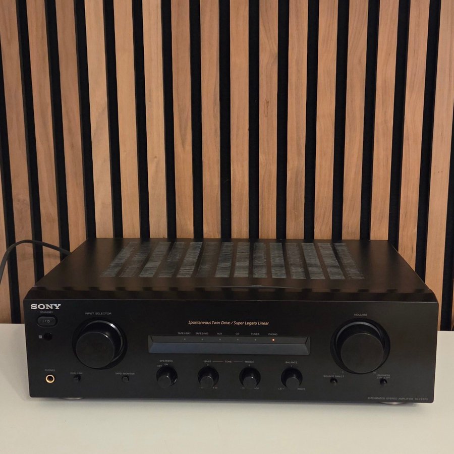 SONY アンプ Spontaneous Twin Drive TA-FE570 Sony TA-FE570 Integrated Amplifier Black Used | eBay