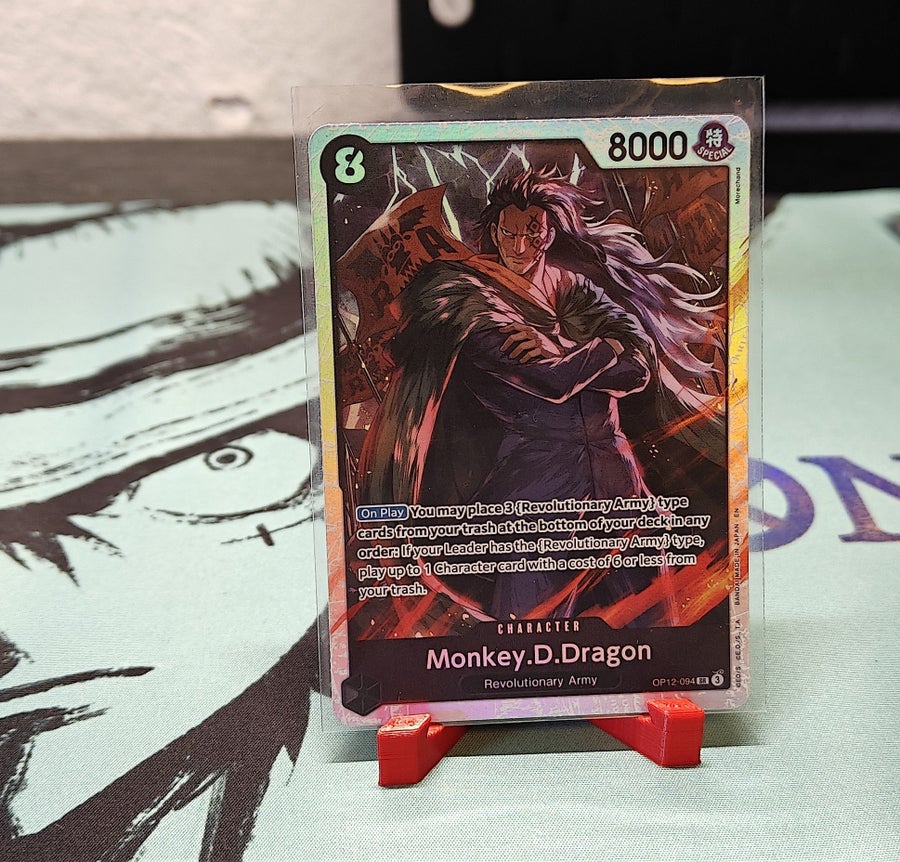 one piece card game monkey d dragon OP12-094 Monkey.D.Dragon (SR)(3rd Anniversary Set) Honor the incredible history of the TCG hobby by adding this Monkey D Monkey.D.Dragon (SPR) (Foil) - Big