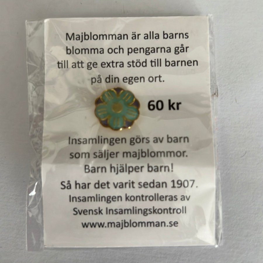 Se produkter som liknar Majblomman 2023 pin på Tradera (594811760)