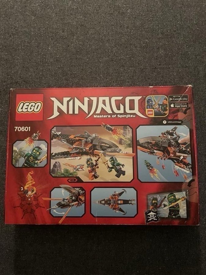 OÖPPNAD Lego Ninjago 70601 Sky Shark Köp på Tradera (700068077)